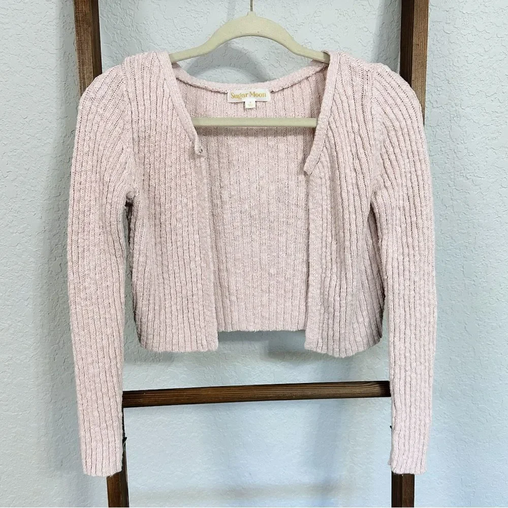Pink Ribbed Sweater